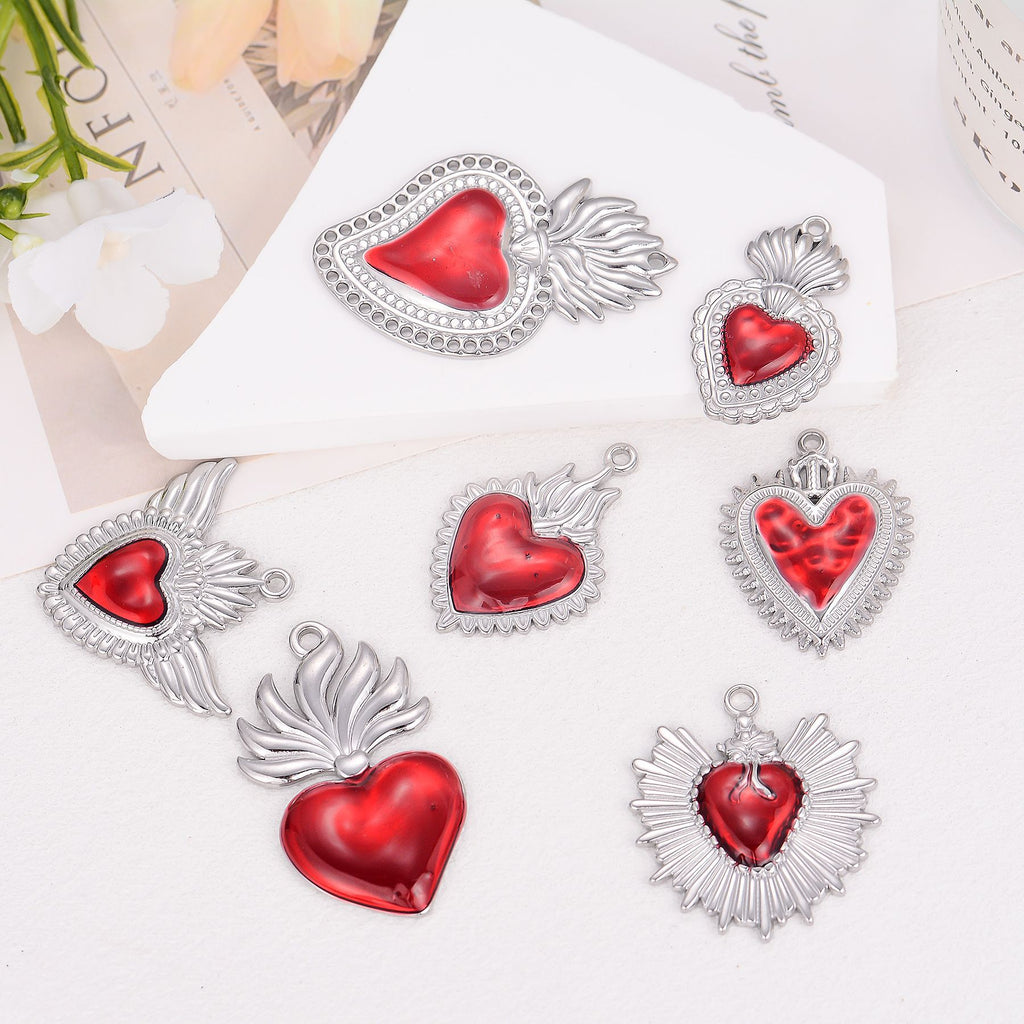 Damen Geschenk Anhänger in Herzform mit strahlendem Goldrahmen Shop Nory