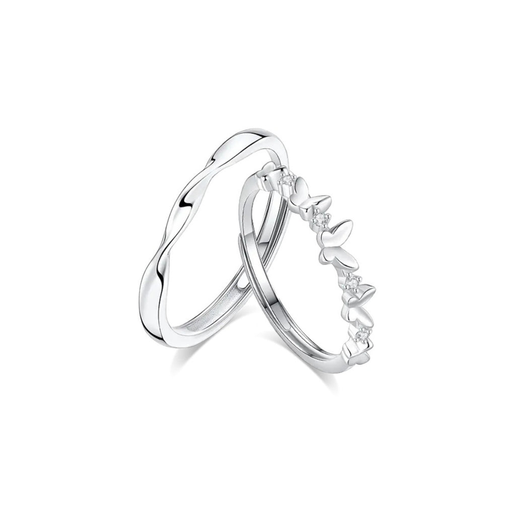 Damen zarter geschwungener Ring aus hochwertigem Silber Shop Nory