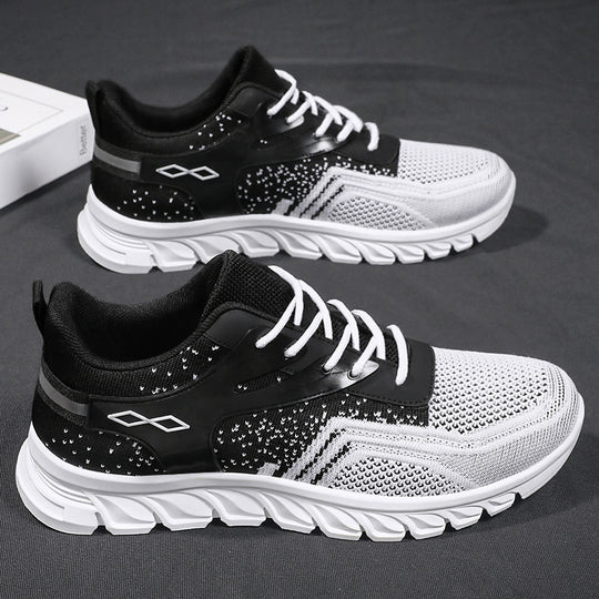 Herren nan flexibler Mesh-Running-Sneaker mit geformter Memory-Fußsohle und stoßdämpfender Wellenlaufsohle Shop Nory