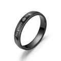 Damen Ring mit einzigartigem graviertem Design und funkelndem Stein Shop Nory