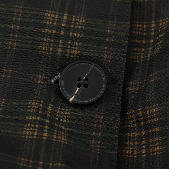 Damen Karierter Cropped‑Bomber mit weitem Ballonärmeln und hohem Stehkragen Shop Nory