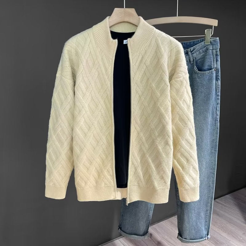 Damen Strickjacke mit elegantem Zopfmuster Shop Nory