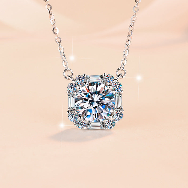 Damen Elegante Halskette mit strahlendem Zirkonia-Design Shop Nory
