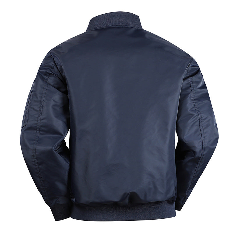 Herren Leichte Flieger-Bomberjacke mit wasserabweisender Shell und Kontrastfutter Shop Nory
