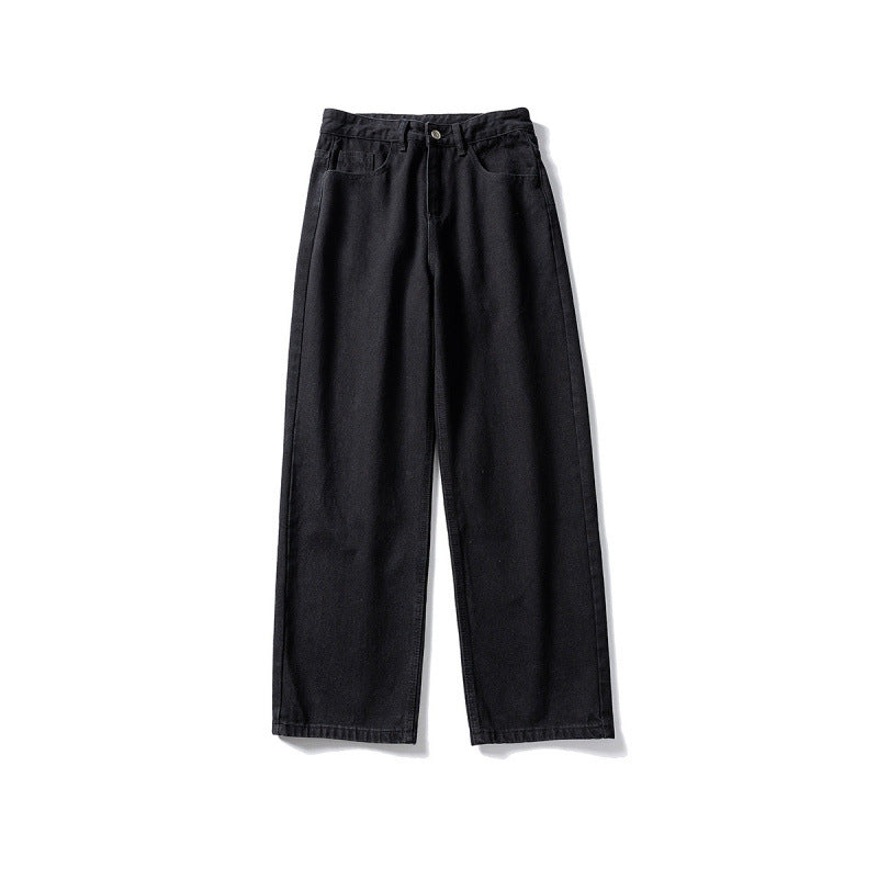 Damen Weitgeschnittene High-Waist Denim-Jeans mit geradem Bein Shop Nory