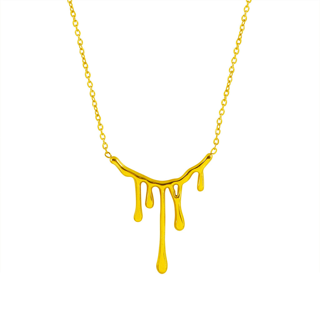 Damen moderne Kette mit kreativem und einzigartigem Tropfen-Design Shop Nory