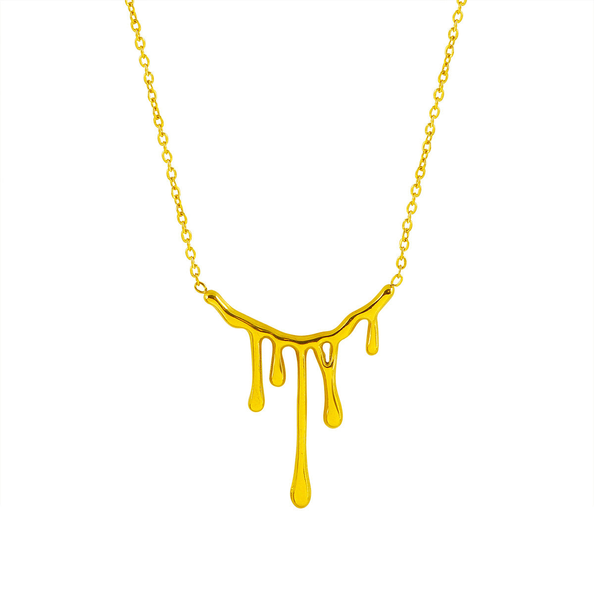 Damen moderne Kette mit kreativem und einzigartigem Tropfen-Design Shop Nory