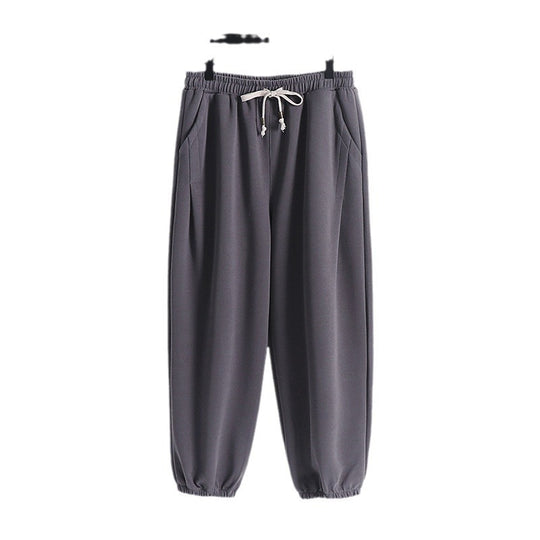 Damen Lässige Jogginghose aus weichem Baumwoll-Mix mit Tunnelzug und elastischen Knöchelbündchen Shop Nory