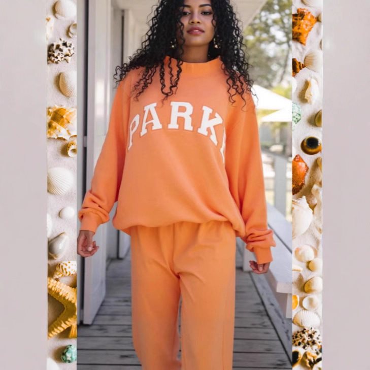 Damen Gemütliches Freizeit-Set mit Oversize kurz geschnittenem Sweatshirt und elastischen Baumwoll-Shorts Shop Nory
