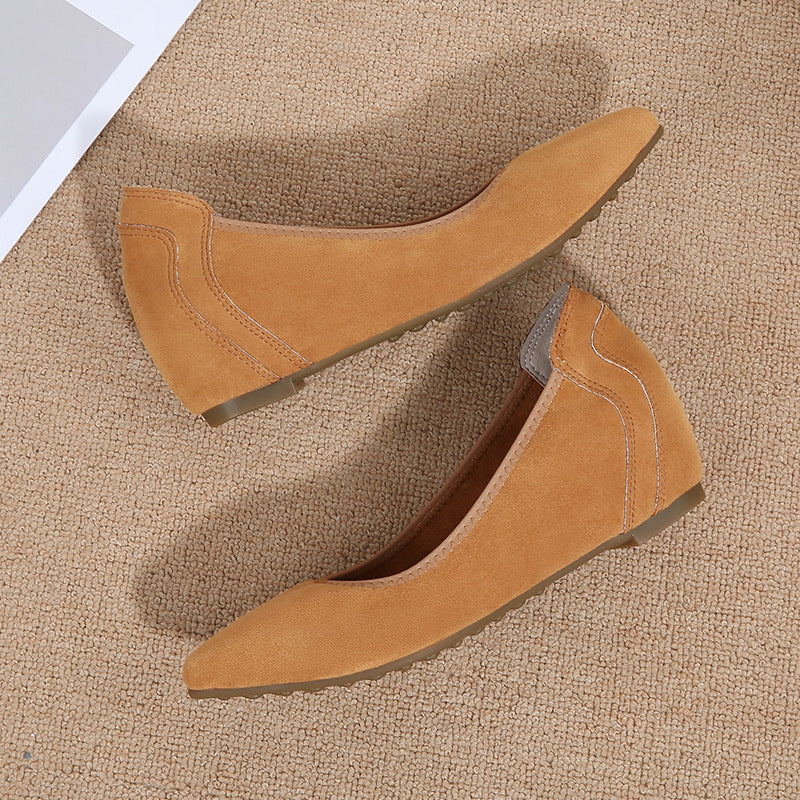 Damen Wedges Ballerinas mit bequemer Sohle und elegantem Design