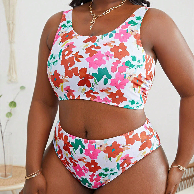 Damen Modische Bikini-Set mit sportlichem Oberteil