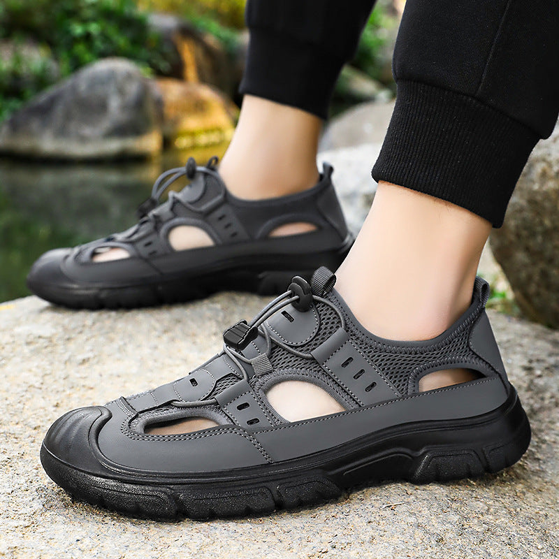 Damen Atmungsaktive Outdoor-Sandalen mit rutschfester Sohle