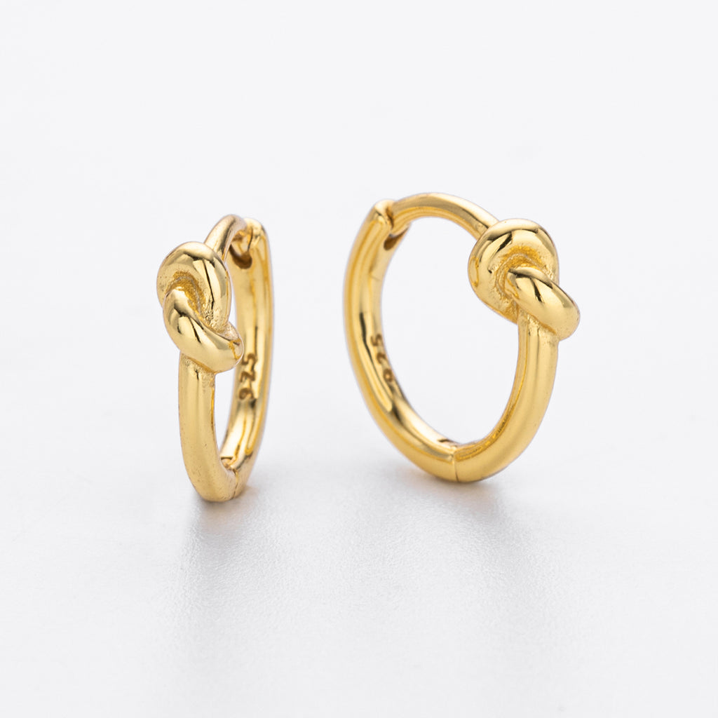Damen Creolen mit elegantem Knotendesign Shop Nory