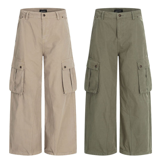Damen Weite Cargo-Culotte-Shorts mit aufgesetzten Pattentaschen Shop Nory