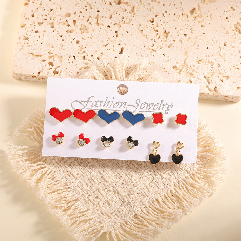 Damen Ohrstecker Set mit fruchtigem Design Shop Nory