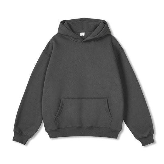 Unisex Oversize-Kapuzenpullover aus Baumwollmix mit Kängurutasche und gerippten Bündchen Shop Nory