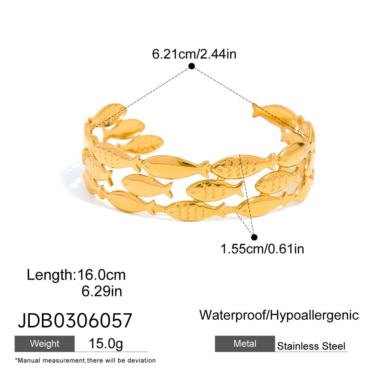 Damen Hypoallergener und wasserdichter Ring aus Edelstahl Shop Nory