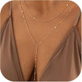 Damen Layered Halskette mit funkelnden Akzenten und eleganter Gliederkette Shop Nory