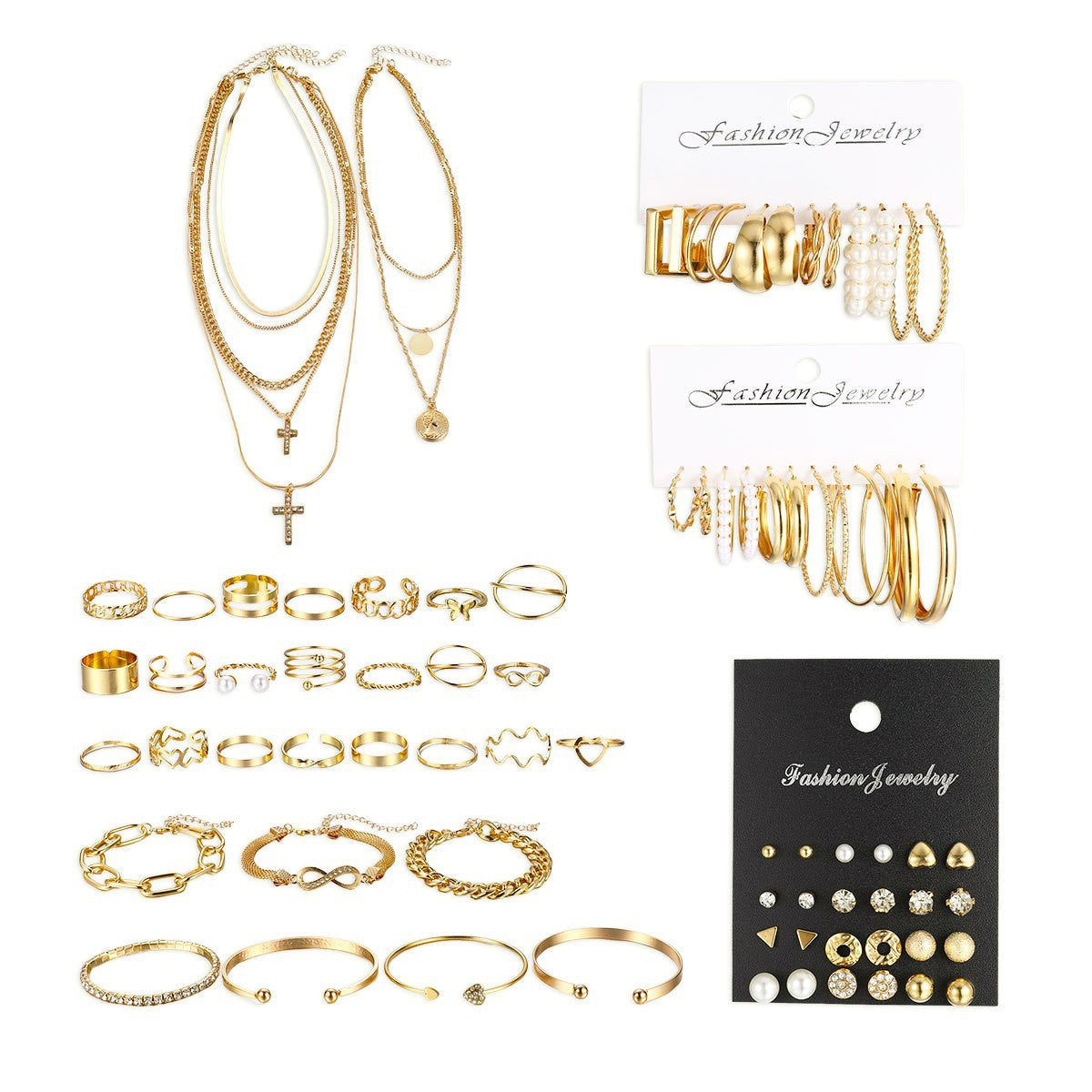 Damen Schmuckset mit vielfältigen Anhängern und eleganten Details Shop Nory