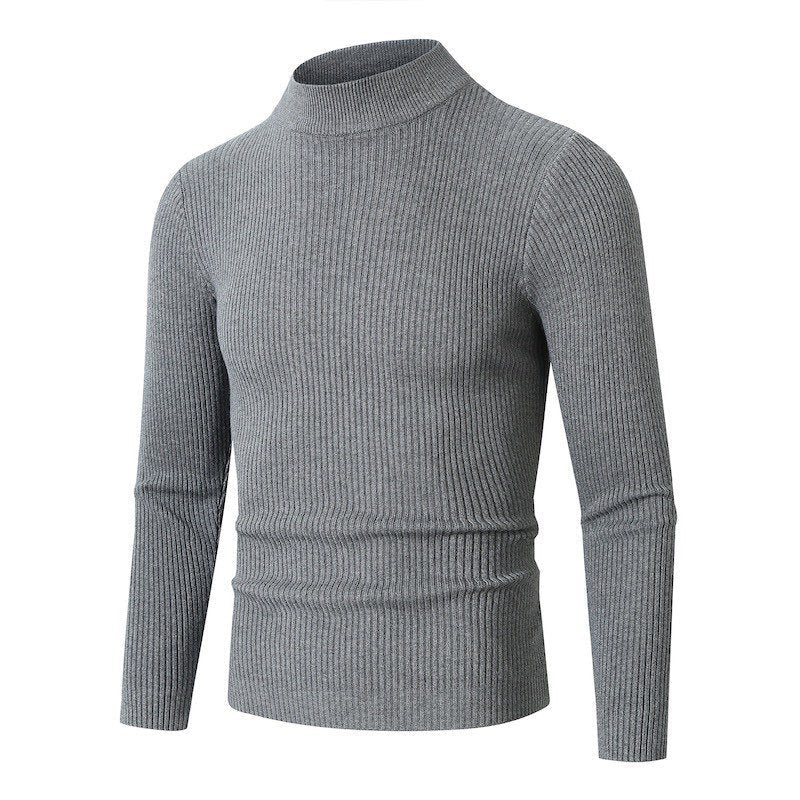 Herren Rollkragenpullover aus hochwertiger Rippenstruktur Shopnory