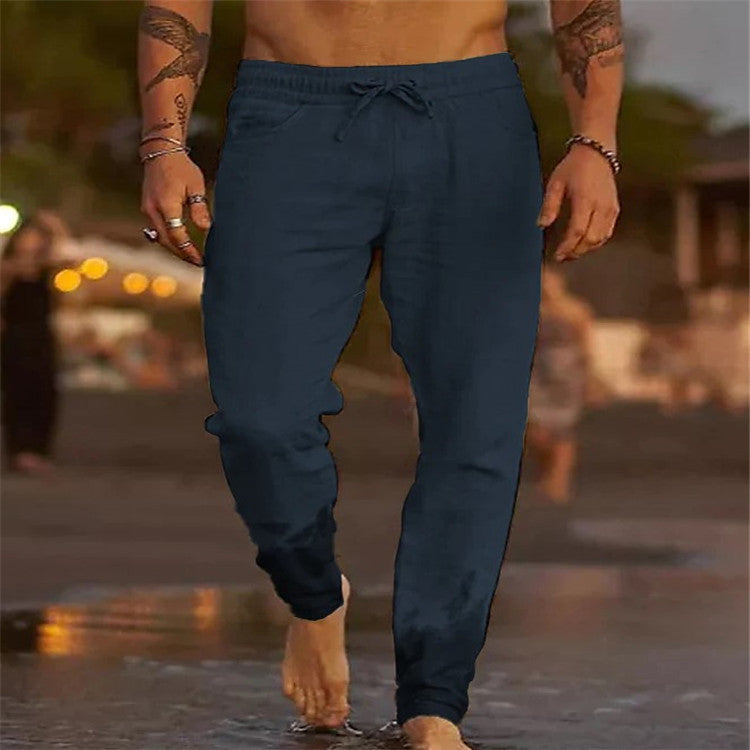 Lässige Leinenhose für Herren