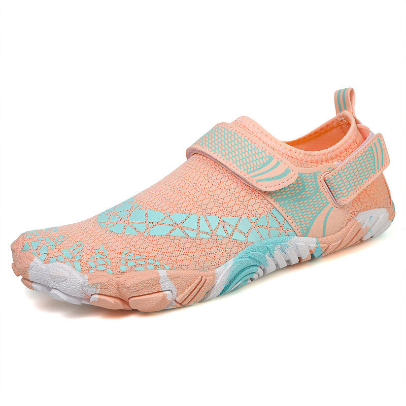 Damen Multifunktionale Aqua-Badeschuhe mit rutschfester Sohle und elastischem Klettverschluss Shopnory