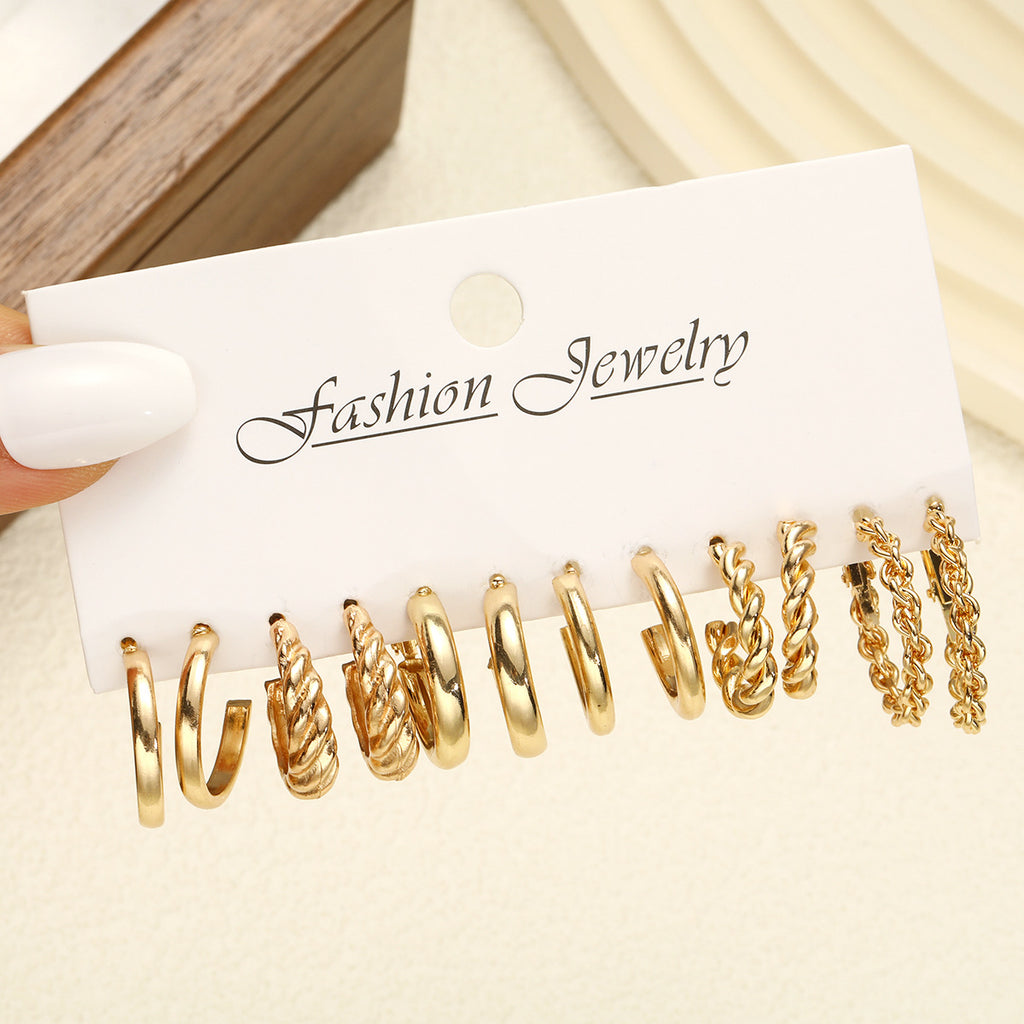 Damen Ohrringe Set mit stilvollen Designs und verspielten Anhängern Shop Nory