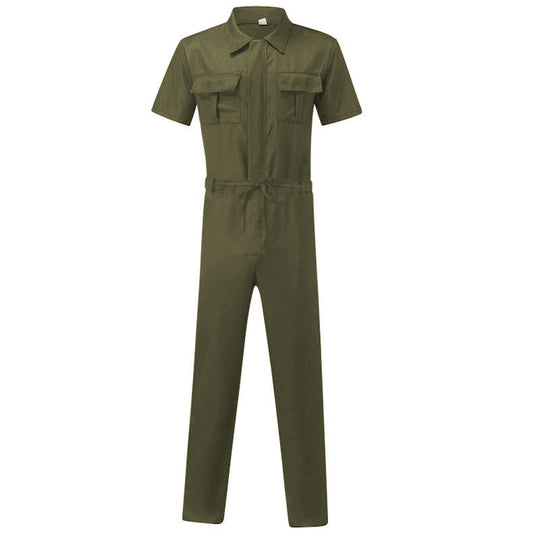 Damen Overall mit praktischen Taschen und elastischem Bund