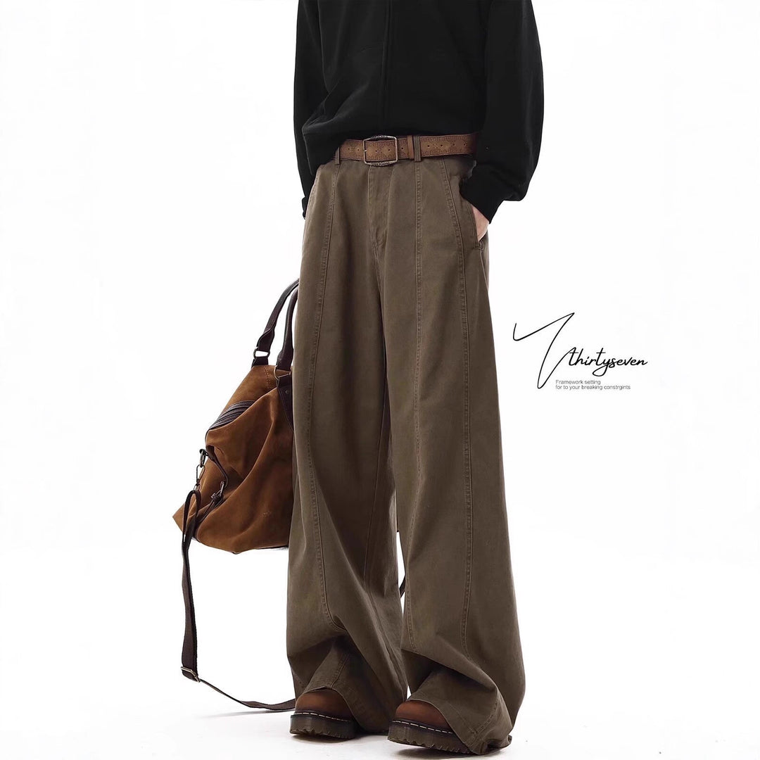 Damen Weitgeschnittene Hose mit Bundfalten Shop Nory
