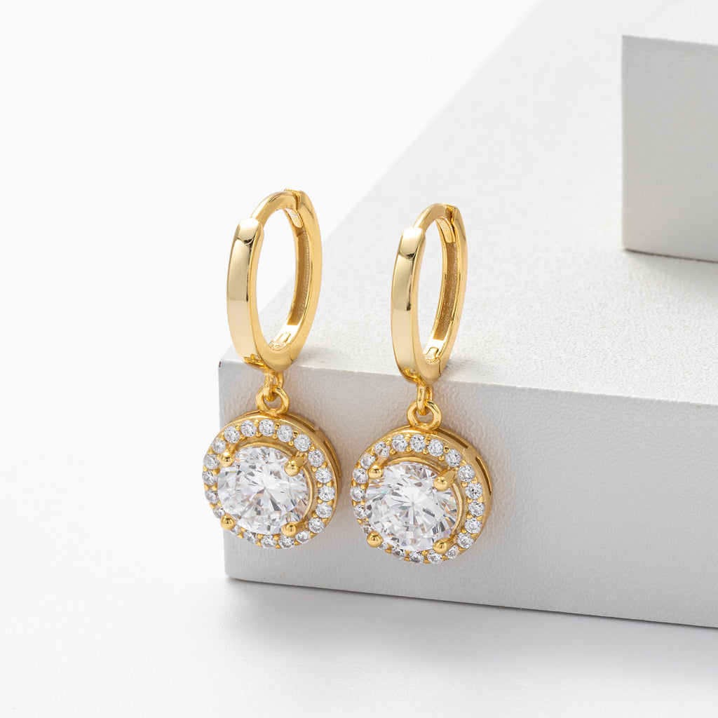 Damen Ohrringe mit funkelndem Zirkon und edlem Design Shop Nory