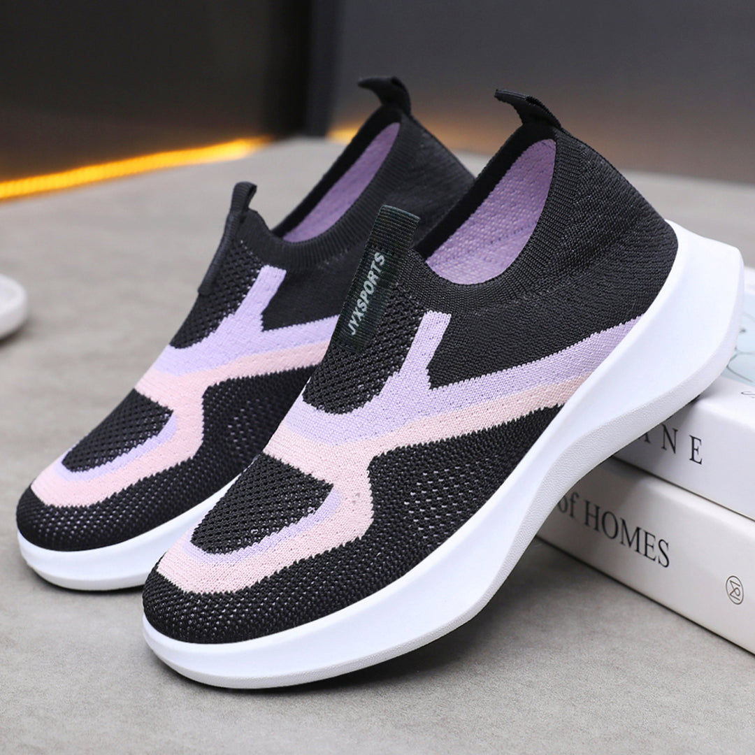 Damen nan nahtloser Strick-Sockensneaker mit elastischem Einstieg, atmungsaktiver Mesh-Struktur und leichter EVA-Dämpfung Shop Nory