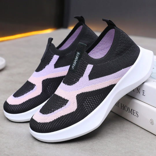 Damen nan nahtloser Strick-Sockensneaker mit elastischem Einstieg, atmungsaktiver Mesh-Struktur und leichter EVA-Dämpfung Shop Nory