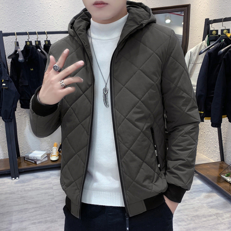 Herren Stepp-Kapuzenjacke im Slim-Fit mit Diamantsteppung und thermischer Isolierung Shop Nory