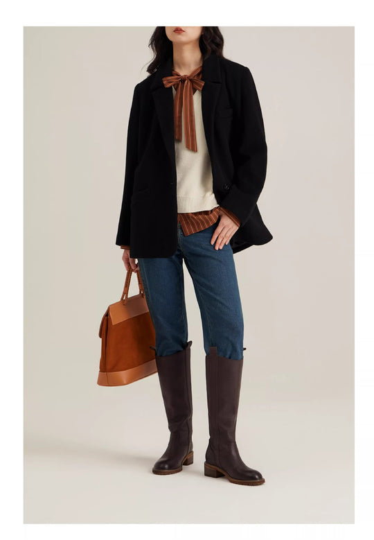 Damen elegante Blazerjacke Shop Nory