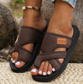 Damen modische Komfort-Sandalen mit verstellbaren Riemen Shopnory