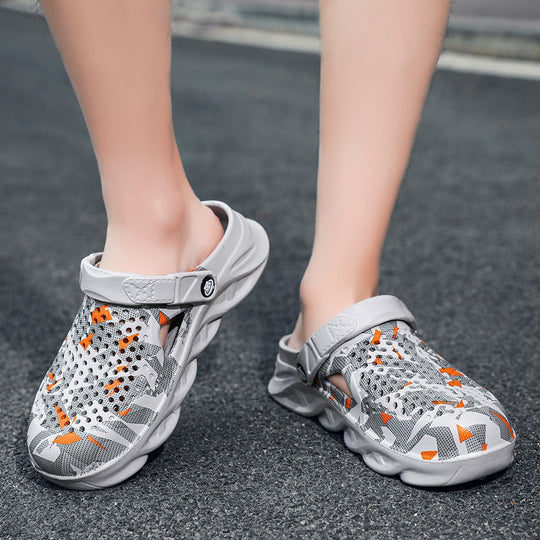 Unisex Gepolsterte Clog‑Sandalen mit atmungsaktivem perforiertem Obermaterial und dämpfender Hohlkammersohle Shopy Nory