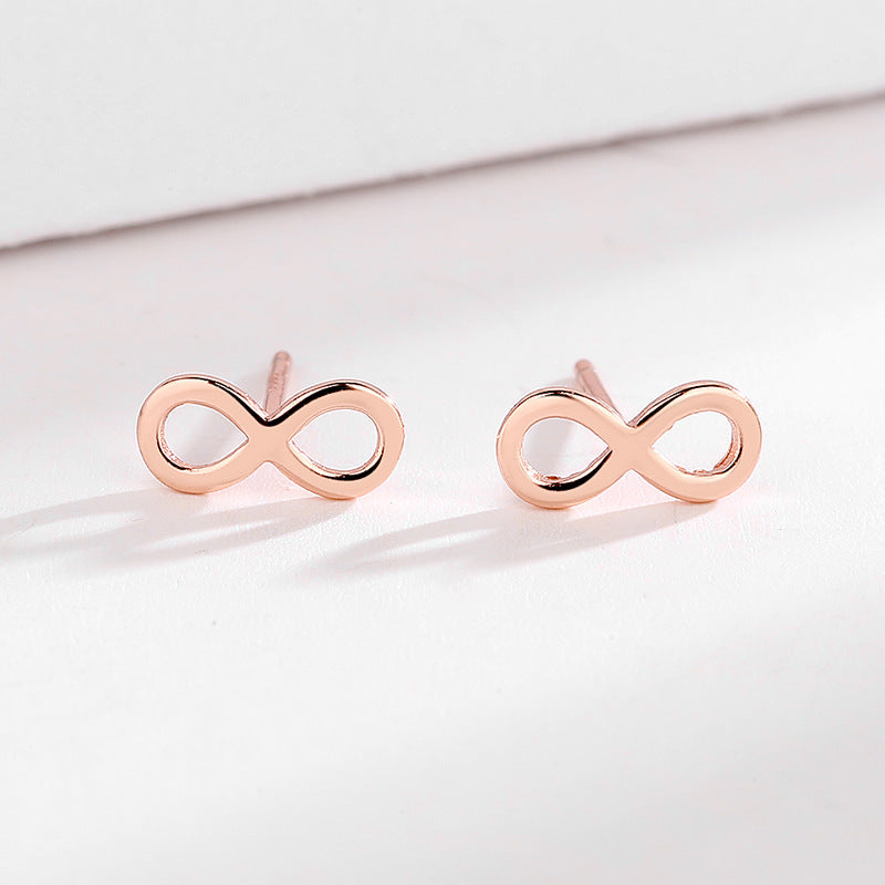 Damen Ohrstecker in Unendlichkeit-Design aus hochwertigem Material Shop Nory