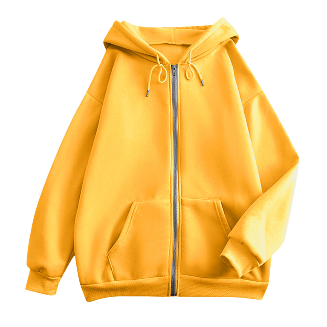 Unisex nan extraweiche oversized Zip-Hoodie mit Kängurutaschen, Kapuze mit Kordelzug und gerippten Bündchen Shop Nory
