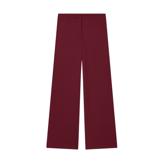 Damen Hochtaillierte Palazzo-Hose mit weitem Bein und glattem Bund Shop Nory