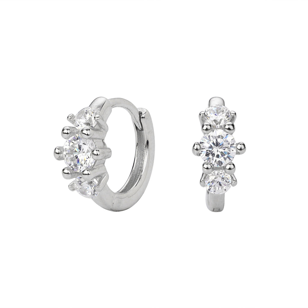 Damen Ohrhänger aus 925 Sterling Silber mit funkelndem Zirkon Shop Nory