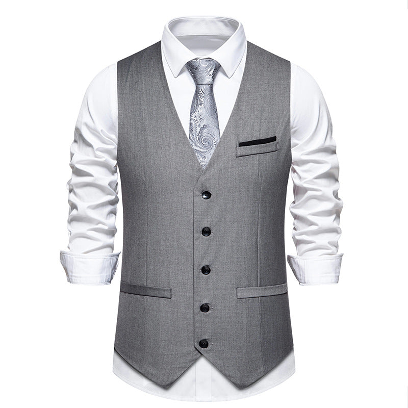 Herren elegante Weste im klassischen Stil mit modernem Schnitt Shopnory