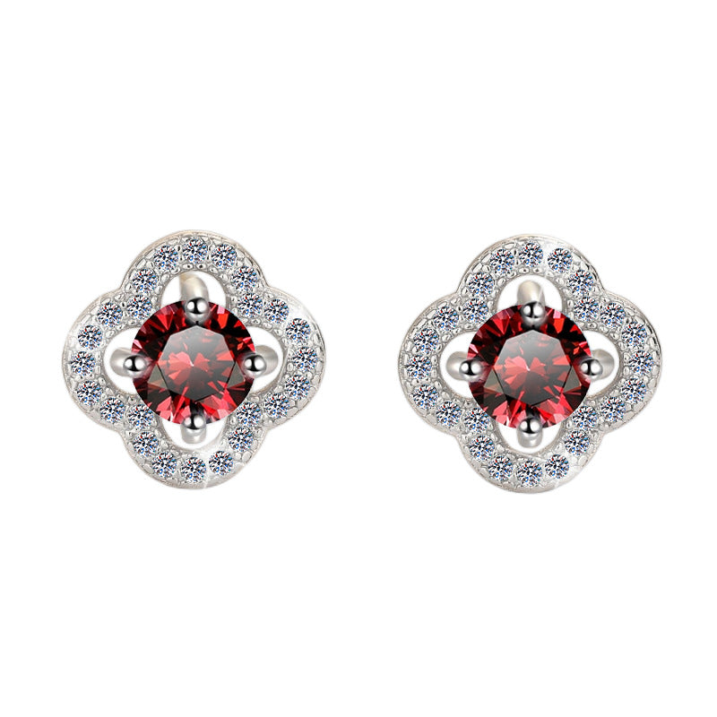 Damen Ohrringe mit kunstvollem Blumenmuster Shop Nory