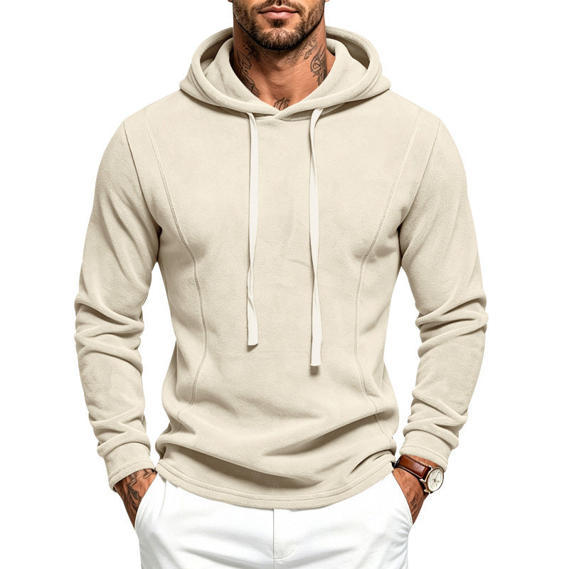 Herren Fleece-Hoodie mit Kapuze und verstellbarem Saum Shop Nory