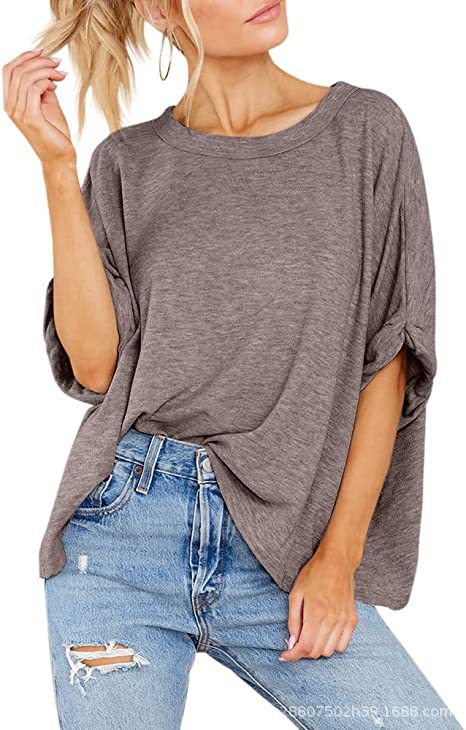 Damen lässiges Oversized T-Shirt