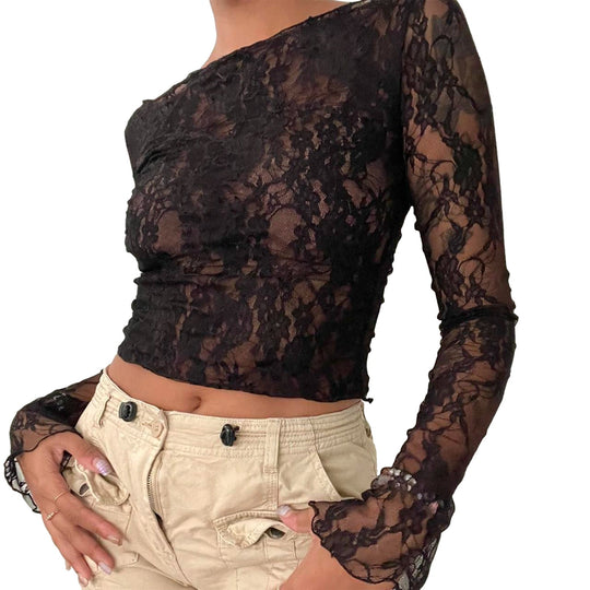 Damen Spitzentop Shopnory