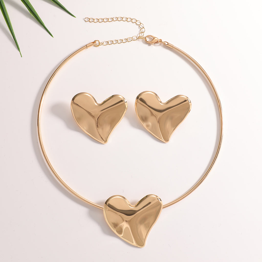 Damen Schmuckset mit Herzdesign Shop Nory