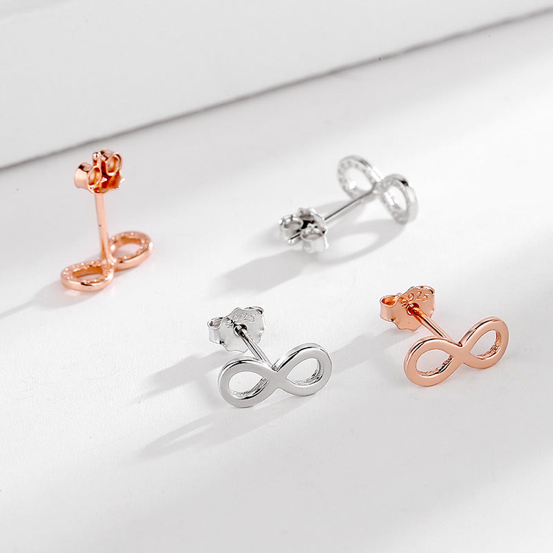 Damen Ohrstecker in Unendlichkeit-Design aus hochwertigem Material Shop Nory