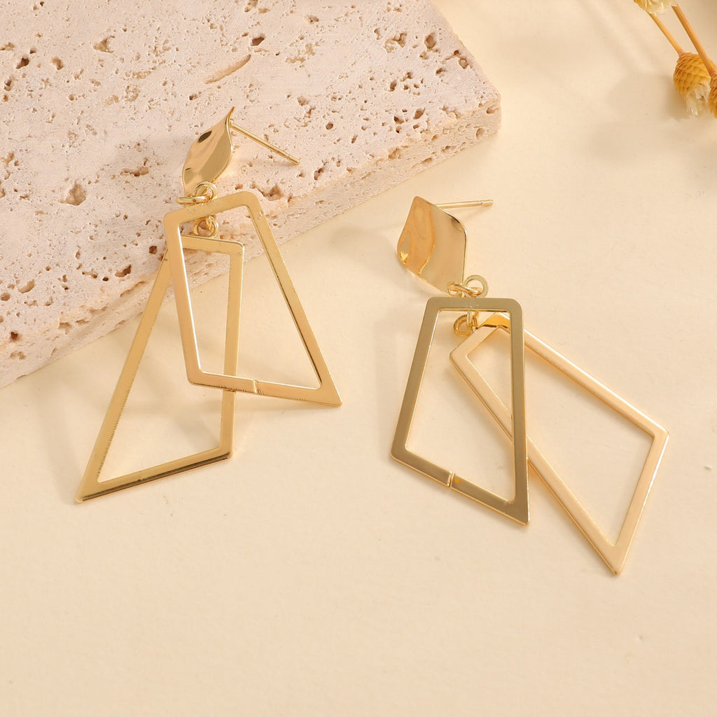 Damen Hängende Ohrringe im modernen geometrischen Design Shop Nory