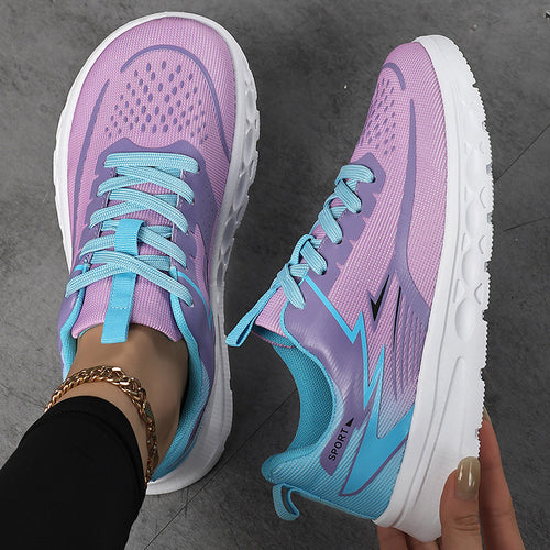 Damen Sportlicher Mesh-Sneaker mit gepolsterter Fersenstütze und griffiger Profilsohle Shop Nory