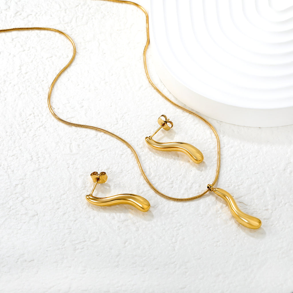 Damen Schmuckset mit elegantem Hänger und Ohrringen Shop Nory